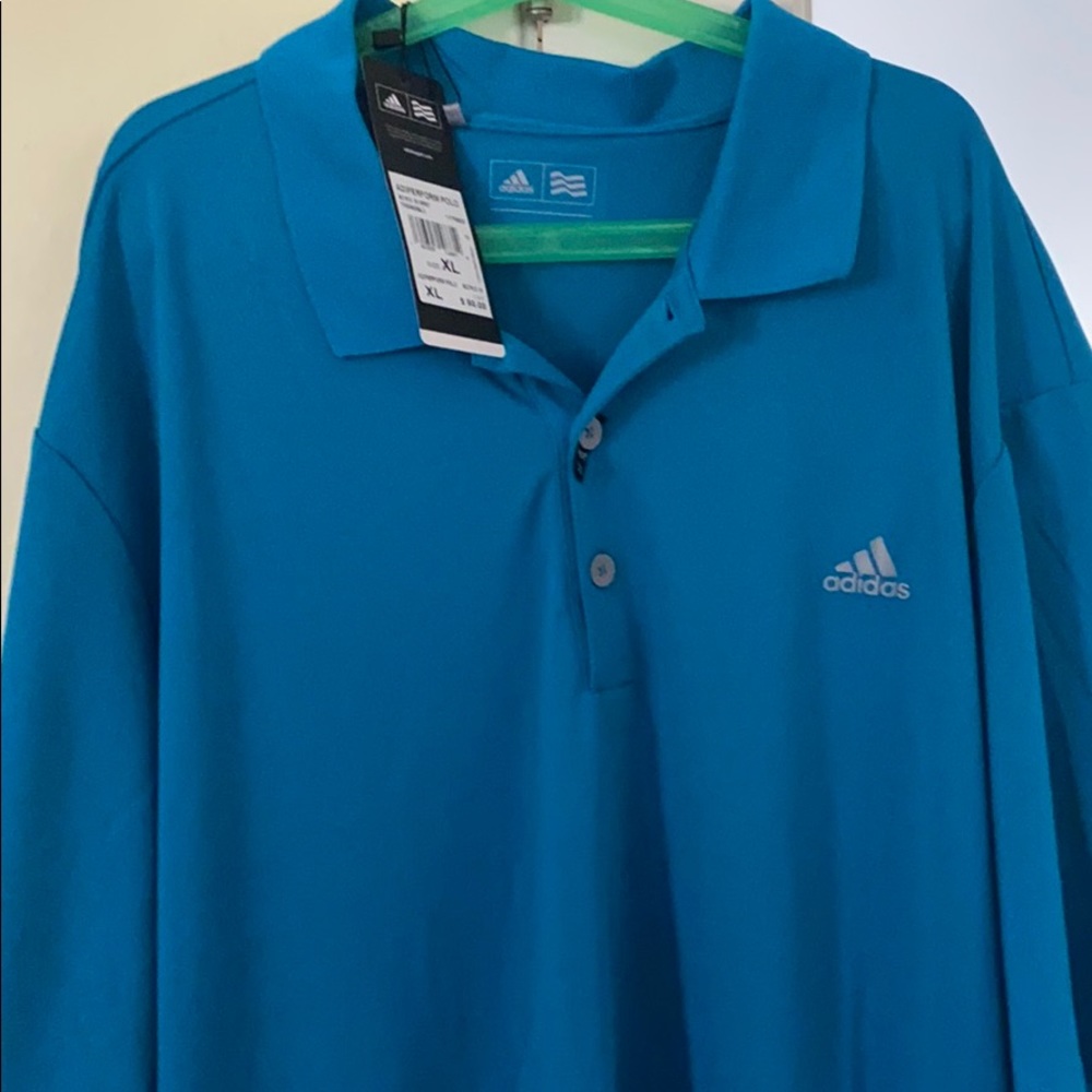 New Adidas XL men’s shirt in blue